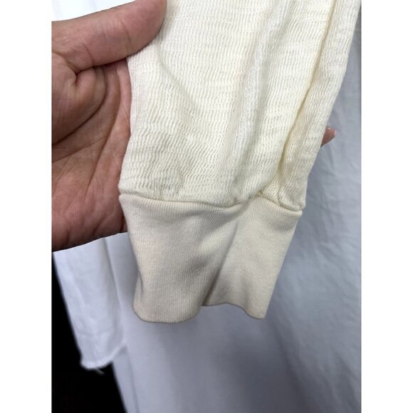 WILDFOX Tuscany Tunic Hot Slice Pizza Sweater Top Oversized Cream Size L - Picture 5 of 12